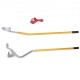 Buy Tire Removal Tool 571-622mm Steel Bar for Changing Tires Manual Mounting Dismounting 3 Tire Changing Tools Heel Pads for Trucks Cars, Yellow