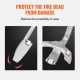 Buy Tire Removal Tool 571-622mm Steel Bar for Changing Tires Manual Mounting Dismounting 3 Tire Changing Tools Heel Pads for Trucks Cars, Blue