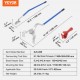 Buy Tire Removal Tool 571-622mm Steel Bar for Changing Tires Manual Mounting Dismounting 3 Tire Changing Tools Heel Pads for Trucks Cars, Blue