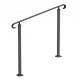 Buy Stair Handrail Outdoor Stair Railing 120 x 13.5 x 97 cm Wrought Iron Railing Height and Angle Adjustable Outdoor Handrail