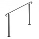 Buy Stair Handrail Outdoor Stair Railing 140 x 13.5 x 97 cm Wrought Iron Railing Height and Angle Adjustable Outdoor Handrail