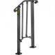 Buy Stair Handrail Stair Railing Stainless Steel Stair Handrail Black 1 or 2 Steps