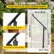 Buy Stair Handrail 80cm Stair Railing 80cm Handrail for Stairs Wall Handrail Wall Mount Wrought Iron Black Color Two Steps