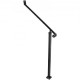 Buy Stair Handrail 80cm Stair Railing 80cm Handrail for Stairs Wall Handrail Wall Mount Wrought Iron Black Color Two Steps