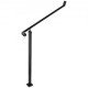 Buy Stair Handrail 80cm Stair Railing 80cm Handrail for Stairs Wall Handrail Wall Mount Wrought Iron Black Color Two Steps