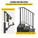 Buy Stair Handrail Railing For 2 Or 3 Step Stairs Buildings Concrete Steps Iron