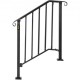 Buy Stair Handrail Railing For 2 Or 3 Step Stairs Buildings Concrete Steps Iron