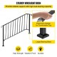 Buy Stair Handrail Rustproof Stair Railing Adjustable Cobblestone 4 or 5 Steps