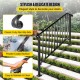 Buy Stair Handrail Rustproof Stair Railing Adjustable Cobblestone 4 or 5 Steps