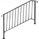 Buy Stair Handrail Rustproof Stair Railing Adjustable Cobblestone 4 or 5 Steps