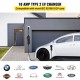 Buy 10A Type 2 Portable Electric Vehicle Charger, EV Car Charger with 6m Cable Length, Electric Car Charger for Electric Car Compliant with IEC 62196-2 Standard