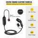 Buy 10A Type 2 Portable Electric Vehicle Charger, EV Car Charger with 6m Cable Length, Electric Car Charger for Electric Car Compliant with IEC 62196-2 Standard