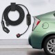 Buy 10A Type 2 Portable Electric Vehicle Charger, EV Car Charger with 6m Cable Length, Electric Car Charger for Electric Car Compliant with IEC 62196-2 Standard