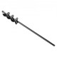 Buy Auger Drill Bit 38x420mm Soil Planting Auger Garden Drill PCM Steel Spiral Auger for 9.53mm Hex Drill Planting and Digging Holes in Soil