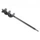 Buy Auger Drill 77x600mm Planting Auger Garden Drill Bit PCM Steel Spiral Auger Hex Shank Drill 9.53mm Planting and Digging Holes in Soil