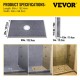 Buy Waterproofing kit for shower tray 96.5 x 15.2 cm with central ABS drain