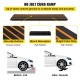 Buy Rubber Curb Ramps 123 x 41 x 6.5cm Curb Bridge 3 Pieces 1 Channel Driveway Curb Ramps Curb Bridge Ramp