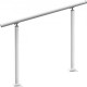 Buy Stair Handrail Length 91.4cm, Stair Railing Height 86.4cm, Outdoor Handrail Thickness 2mm, Handrails for Outdoor and Indoor, Adjustable Range White Color