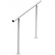 Buy Stair Handrail Length 91.4cm, Stair Railing Height 86.4cm, Outdoor Handrail Thickness 2mm, Handrails for Outdoor and Indoor, Adjustable Range White Color