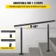 Buy Stair Handrail Length 91.4cm, Stair Railing Height 86.4cm, Outdoor Handrail Thickness 2mm, Handrails for Outdoor and Indoor, Adjustable Range Black Color