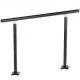 Buy Stair Handrail Length 91.4cm, Stair Railing Height 86.4cm, Outdoor Handrail Thickness 2mm, Handrails for Outdoor and Indoor, Adjustable Range Black Color