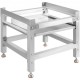 VEVOR Soporte Lavadora Secadora, Base para Lavadora, con Capacidad de 136 kg, Soporte para Lavadora Secadora y Refrigerador, Pedestal Lavadora, Base Frigorífico Antideslizante de Acero Inoxidable