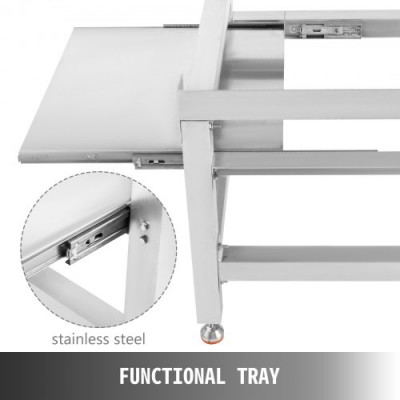 VEVOR Soporte Lavadora Secadora, Base para Lavadora, con Capacidad de 136 kg, Soporte para Lavadora Secadora y Refrigerador, Pedestal Lavadora, Base Frigorífico Antideslizante de Acero Inoxidable