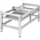 VEVOR Soporte Lavadora Secadora, Base para Lavadora, con Capacidad de 268 kg, Soporte para Lavadora Secadora y Refrigerador, Pedestal Lavadora, Base Frigorífico Antideslizante de Acero Inoxidable