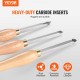 Buy Wood Turning Tools 3PCS Wood Lathe Tools with Round Square Diamond Carbide Cutter with Comfortable Handles Box 200mm 395x150x80mm Woodworking Tools