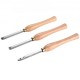 Buy Wood Turning Tools 3PCS Wood Lathe Tools with Round Square Diamond Carbide Cutter with Comfortable Handles Box 200mm 395x150x80mm Woodworking Tools