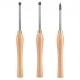 Buy Wood Turning Tools 3PCS Wood Lathe Tools with Round Square Diamond Carbide Cutter with Comfortable Handles Box 200mm 395x150x80mm Woodworking Tools