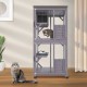 Comprar Jaula para Gatos Jaula de 3 Niveles con Ruedas Bloqueables Recinto para Gatos Giratorio de 360° 760x865x1630 mm con Caja de Descanso para 1-2 Gatos Animales Pequeños Conejos, Interior y Exterior