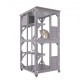 Comprar Jaula para Gatos Jaula de 3 Niveles con Ruedas Bloqueables Recinto para Gatos Giratorio de 360° 760x865x1630 mm con Caja de Descanso para 1-2 Gatos Animales Pequeños Conejos, Interior y Exterior