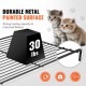 Buy Cat Cage 4 Levels 90x60x133 cm Large Cage with Lockable Wheels 360° Rotating Removable Iron Inner Enclosure 3 Ladders 1 Hammock for 1-3 Cats Small Animals Rabbits