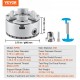 Buy Self-Centering Lathe Chuck φ96mm 4-Jaw Lathe Chuck KP96 Woodturning Chuck with T Wrench Lathe Accessories Precision Machining Grinding Milling