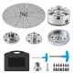 Comprar Portabrocas para Torno φ 96 mm Mandril de Torno de 4 Mordazas KP965 Portabrocas para Torneado con 5 Mordazas y Llave en T Autocentrante para Tornos Mecanizado de Precisión Rectificado Fresado