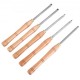 Buy Wood Lathes 5 Pcs Beech Wood Handle Carbide Turning Tool with Handle 250mm