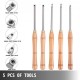 Buy Wood Lathes 5 Pcs Beech Wood Handle Carbide Turning Tool with Handle 250mm