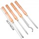 Buy Carbide Wood Lathe Turning Tools, 4 pcs Replaceable Wood Chisels, Carbide Lathe Tools, Lathe Tools for Craft Hobbyists