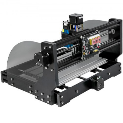 VEVOR Cnc 3018 Pro Router Cnc 500MW Láser 3 Ejes Control Grbl Máquina de Grabado Láser 300 × 180 × 45mm Fresadoras para madera para tallado Fresado de