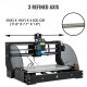 Comprar Cnc 3018 Pro Router Cnc 500MW Láser 3 Ejes Control Grbl Máquina de Grabado Láser 300 × 180 × 45mm Fresadoras para madera para tallado Fresado de