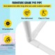 Buy Bar Freestanding Towel Rack White Bathroom Towel Holder PVC Towel Rack Load 25kg Napkin Organizer Easy to Assemble Towel Hanger for Pool Bathroom Spa Outdoor Indoor