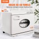 Koop Handdoekverwarmer Sterilisator 23L Handdoekdroger met UV-licht 2 roestvrijstalen manden Snelle verwarming Geschikt voor maximaal 54 handdoeken Spa Schoonheidssalon voor badkamer Hotel