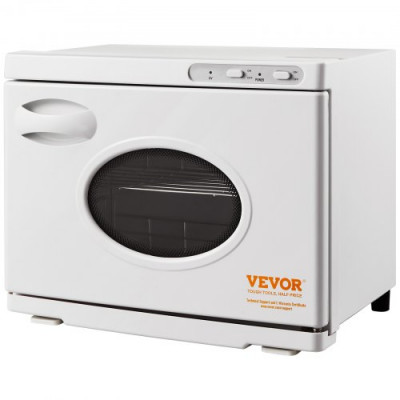 VEVOR Calentador de Toallas Esterilizador Secador de Toallas de 23L con Luz UV 2 Cestas de Acero Inoxidable Calentamiento Rápido Adecuado para Máximo de 54 Toallas Spa Salón de Belleza para Baño Hotel