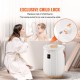 Buy Portable Towel Warmer Bucket 20L with LED Display and Handle Towel Warmer Bucket Blankets Bathrobes Adjustable Heating Time for Facial Care Spa Massage Bathroom, White