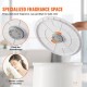 Buy Portable Towel Warmer 20L Bucket Adjustable Duration and Temperature with LED Light Towel Dryer Blankets Bathrobes Auto Shut-Off for Facial Care Spa Massage Bathroom, White