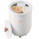 Buy Portable Towel Warmer 20L Bucket Adjustable Duration and Temperature with LED Light Towel Dryer Blankets Bathrobes Auto Shut-Off for Facial Care Spa Massage Bathroom, White