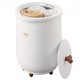 Buy Portable Towel Warmer 20L Bucket Adjustable Duration and Temperature with LED Light Towel Dryer Blankets Bathrobes Auto Shut-Off for Facial Care Spa Massage Bathroom, White