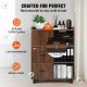 Buy Drawer Printer Stand Mobile Printer Shelf 60x40x80 cm Wooden Printer Stand with 2 Power Outlets and 2 USB Ports for File Storage in Office Home