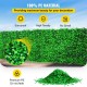 Buy Artificial Ivy Plants 24 x 16 Inch, Decorative Artificial Plants 10 Pieces Artificial Boxwood Hedge Mat with 4 cm Thickness Vertical Garden 100% PE Artificial Hanging Plants